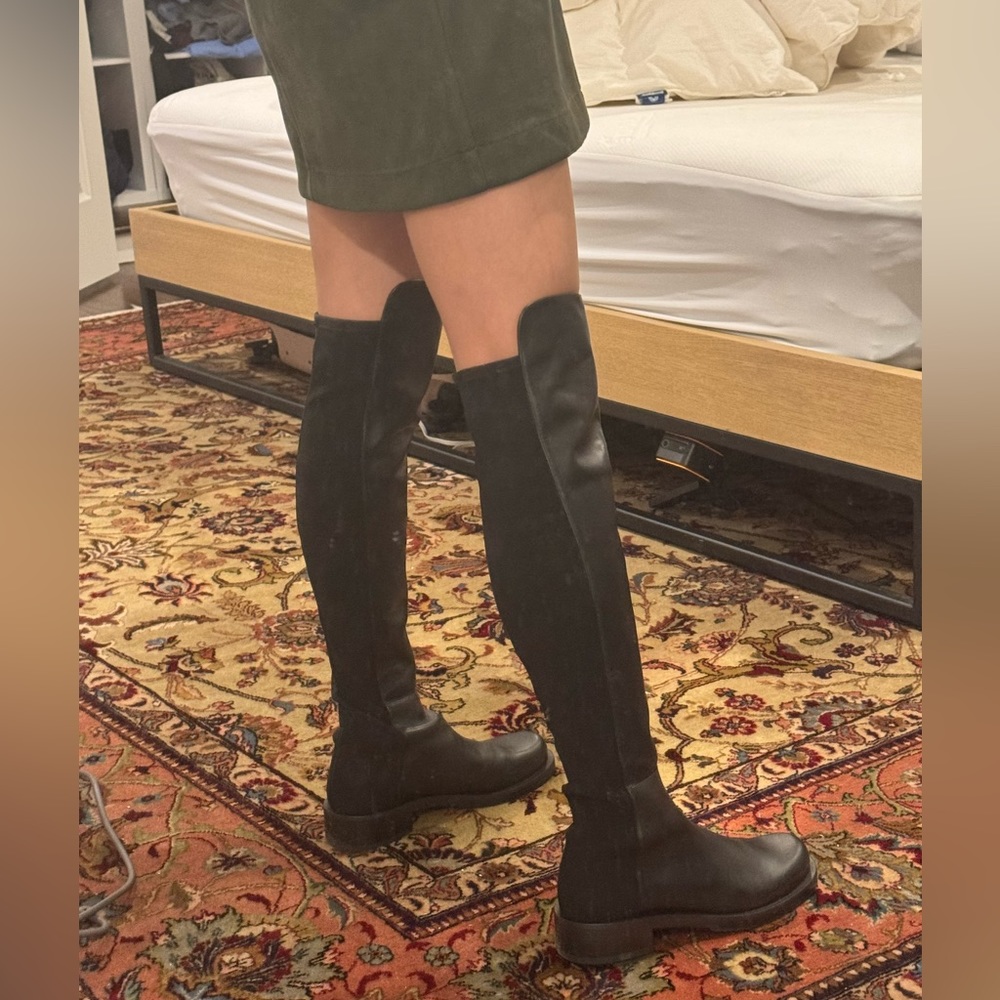 Stuart Weitzman 5050 over the knee leather boots size 8